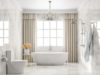 Elegant Bathtub Finish